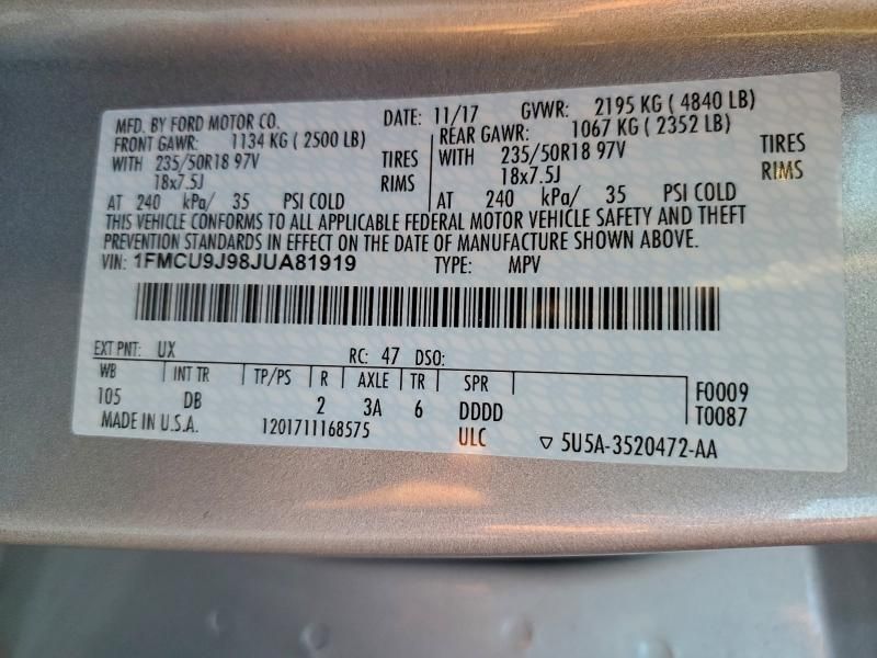 2018 Ford Escape Titanium