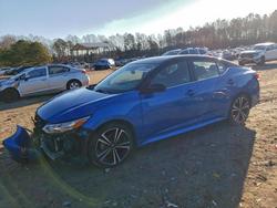 Salvage cars for sale from Copart Charles City, VA: 2021 Nissan Sentra sr
