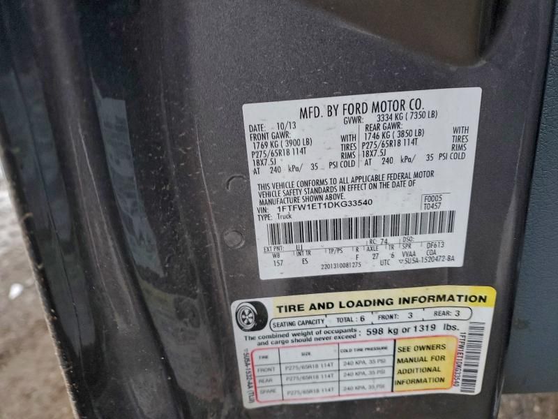 2013 Ford F150 Supercrew