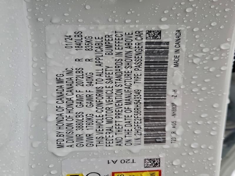 2024 Honda Civic Sport