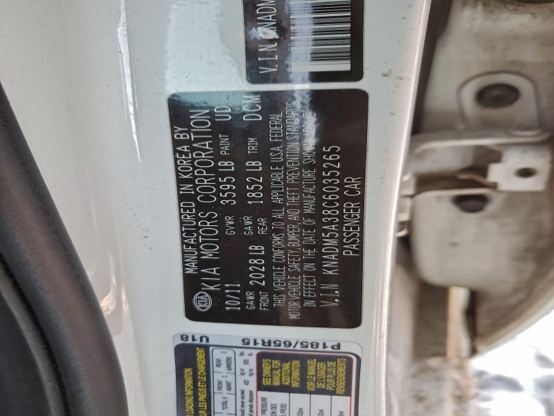 2012 KIA Rio lx
