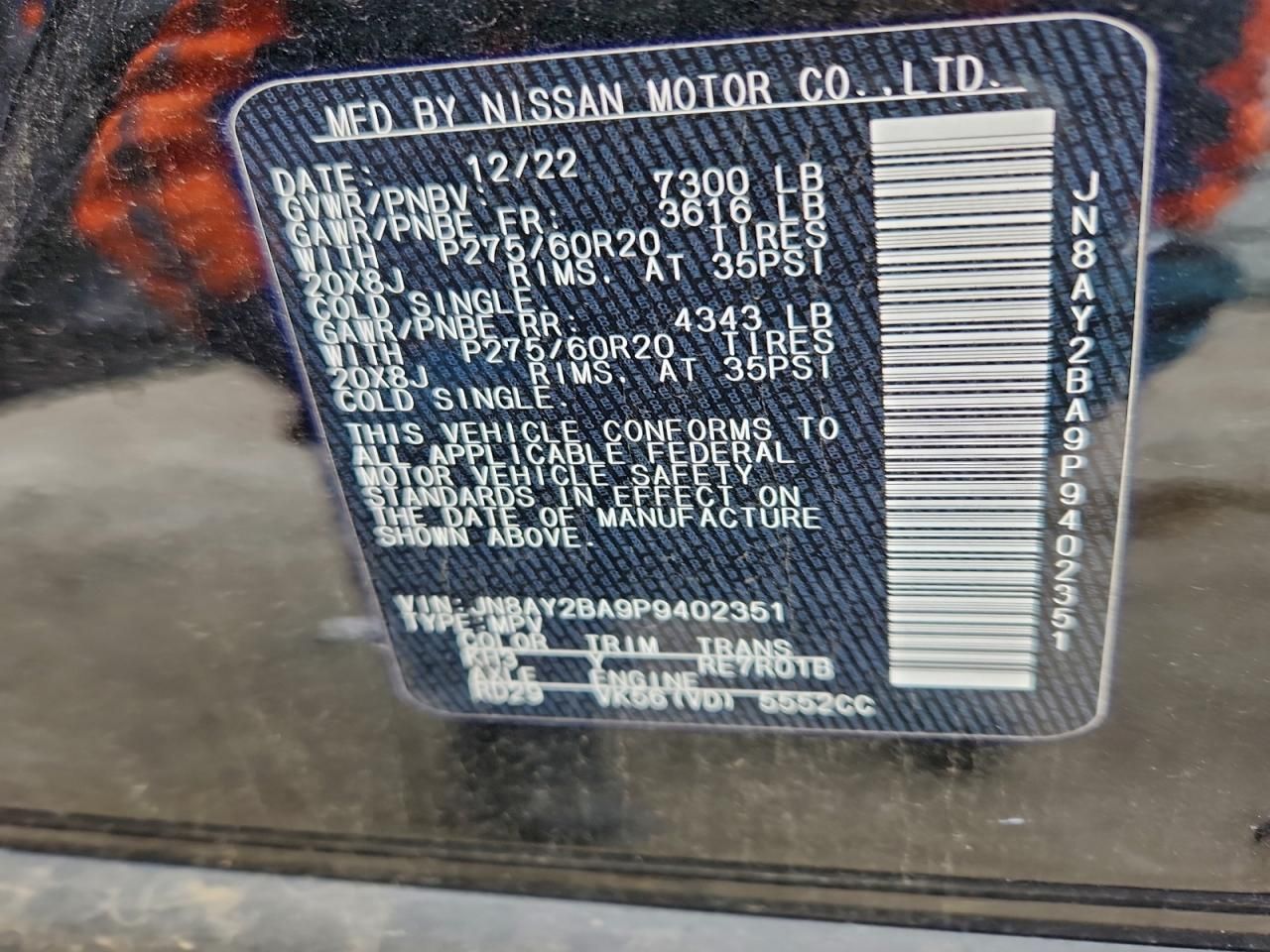 2023 Nissan Armada sl