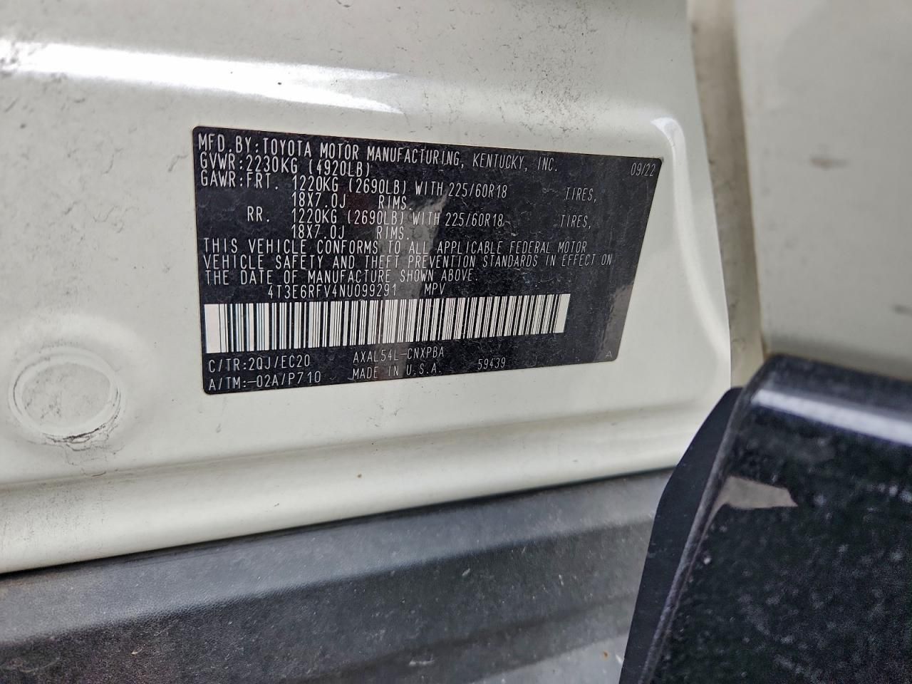 2022 Toyota Rav4 xse