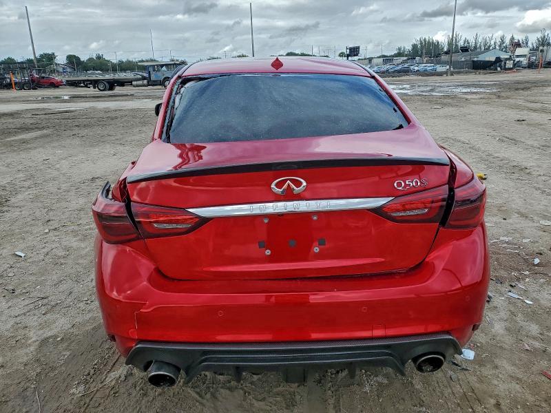 2020 Infiniti Q50 red Sport 400