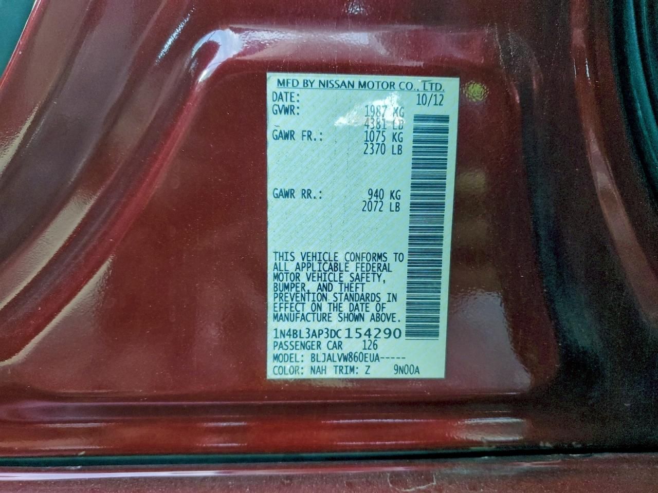 2013 Nissan Altima 3.5s