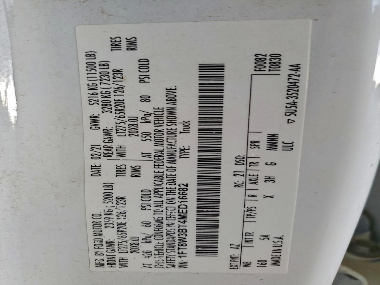 2021 Ford F350 Super Duty