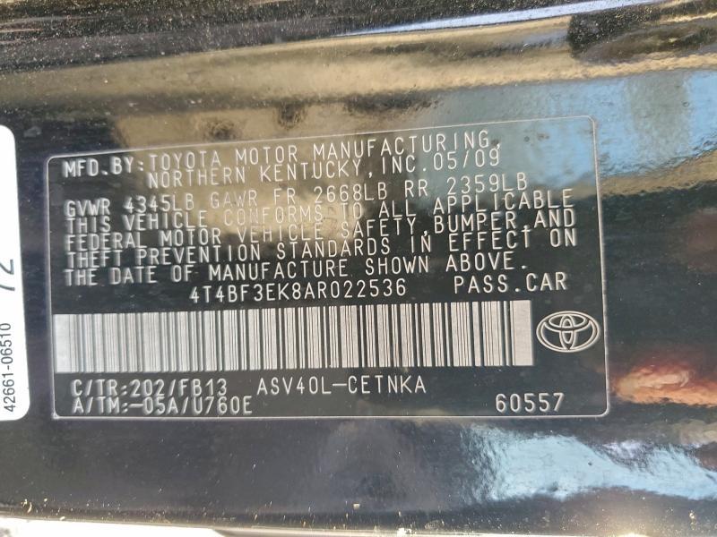2010 Toyota Camry le