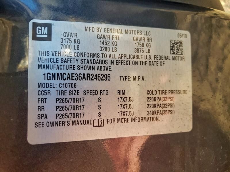 2010 Chevrolet Tahoe C1500 ls