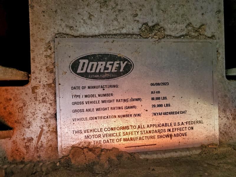 2024 Dorsey AF48 Flatbed Trailer