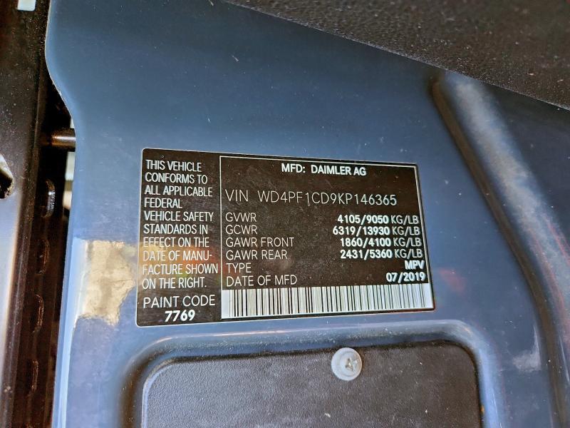 2019 Mercedes-Benz Sprinter 2500 Delivery Van