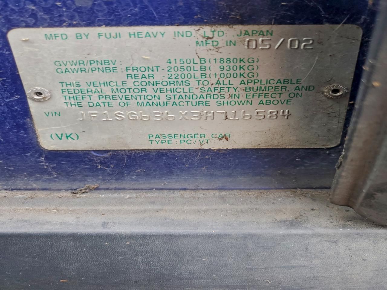 2003 Subaru Forester 2.5x