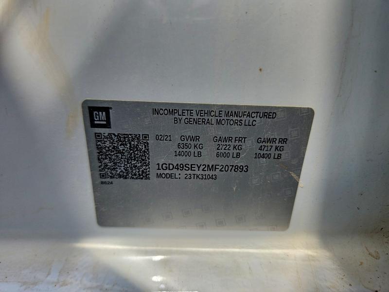 2021 GMC Sierra K3500 Truck cab and Chassis