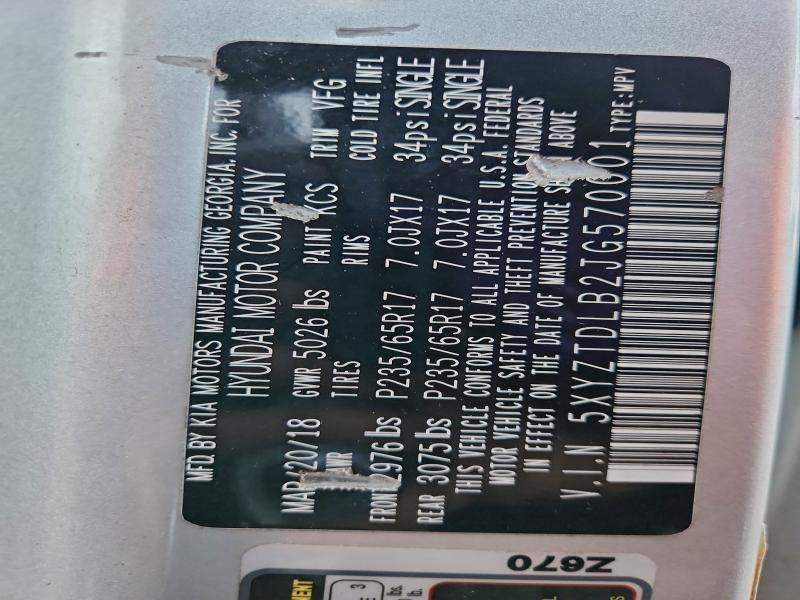 2018 Hyundai Santa fe Sport