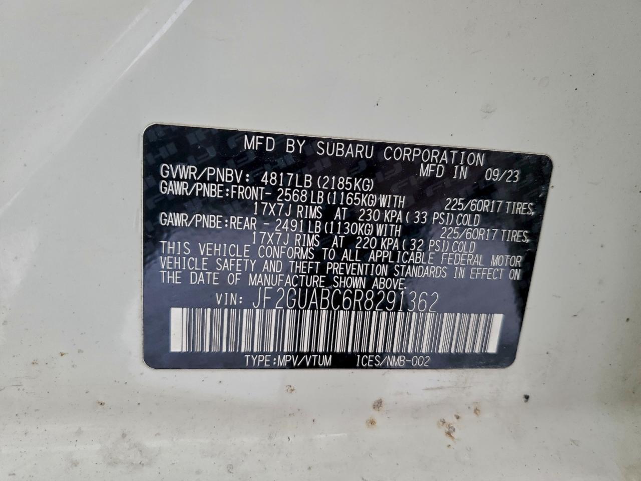 2024 Subaru Crosstrek