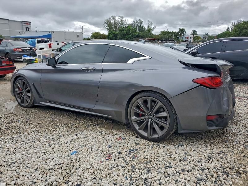 2021 Infiniti Q60 red Sport 400