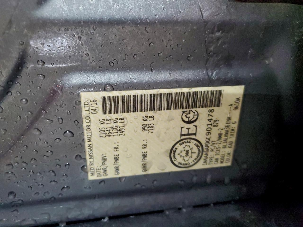 2016 Nissan Maxima 3.5s