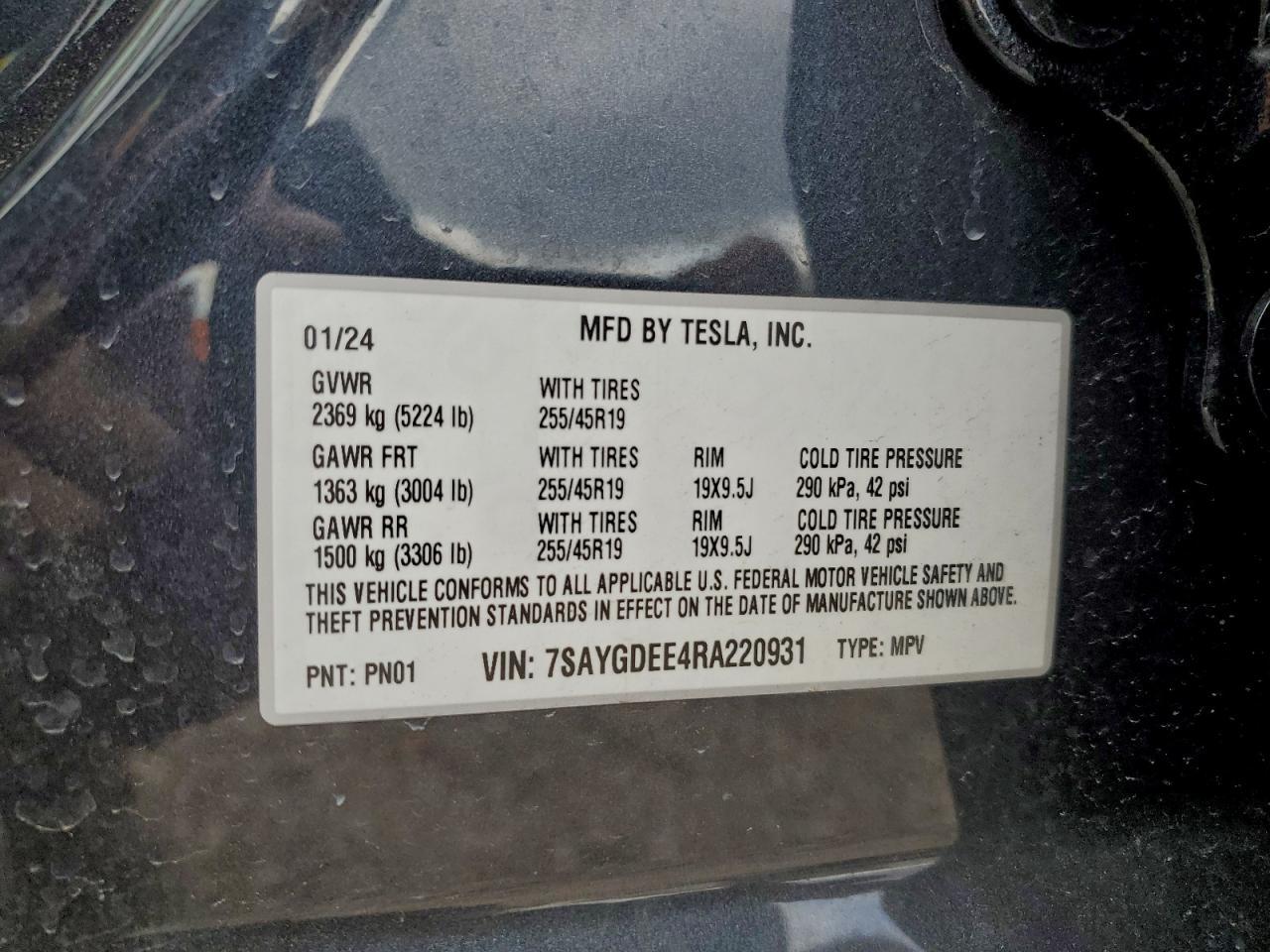 2024 Tesla Model y