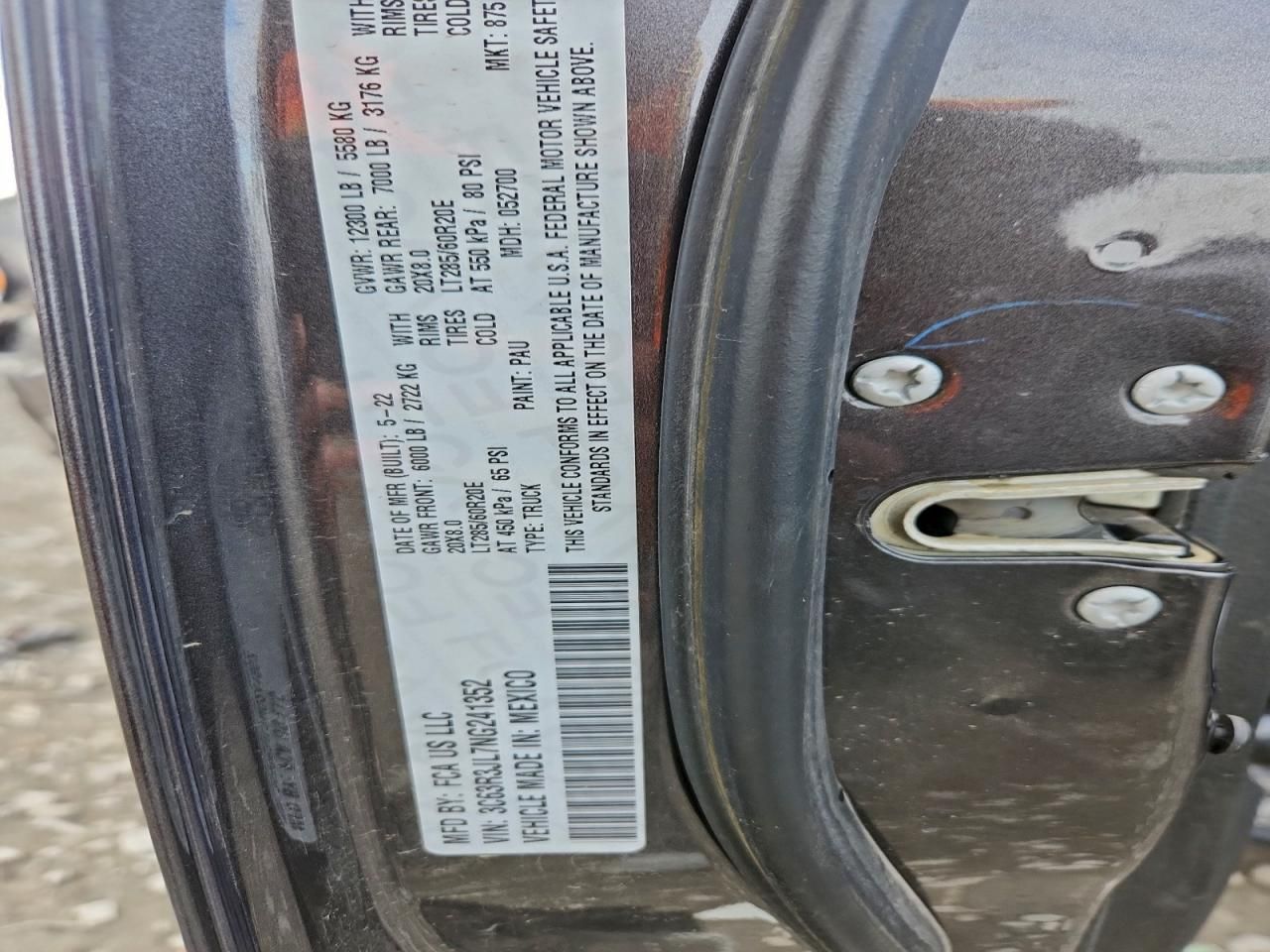 2022 Dodge 3500 Laramie