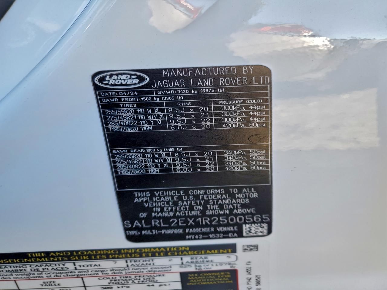 2024 Land Rover Discovery Dynamic se