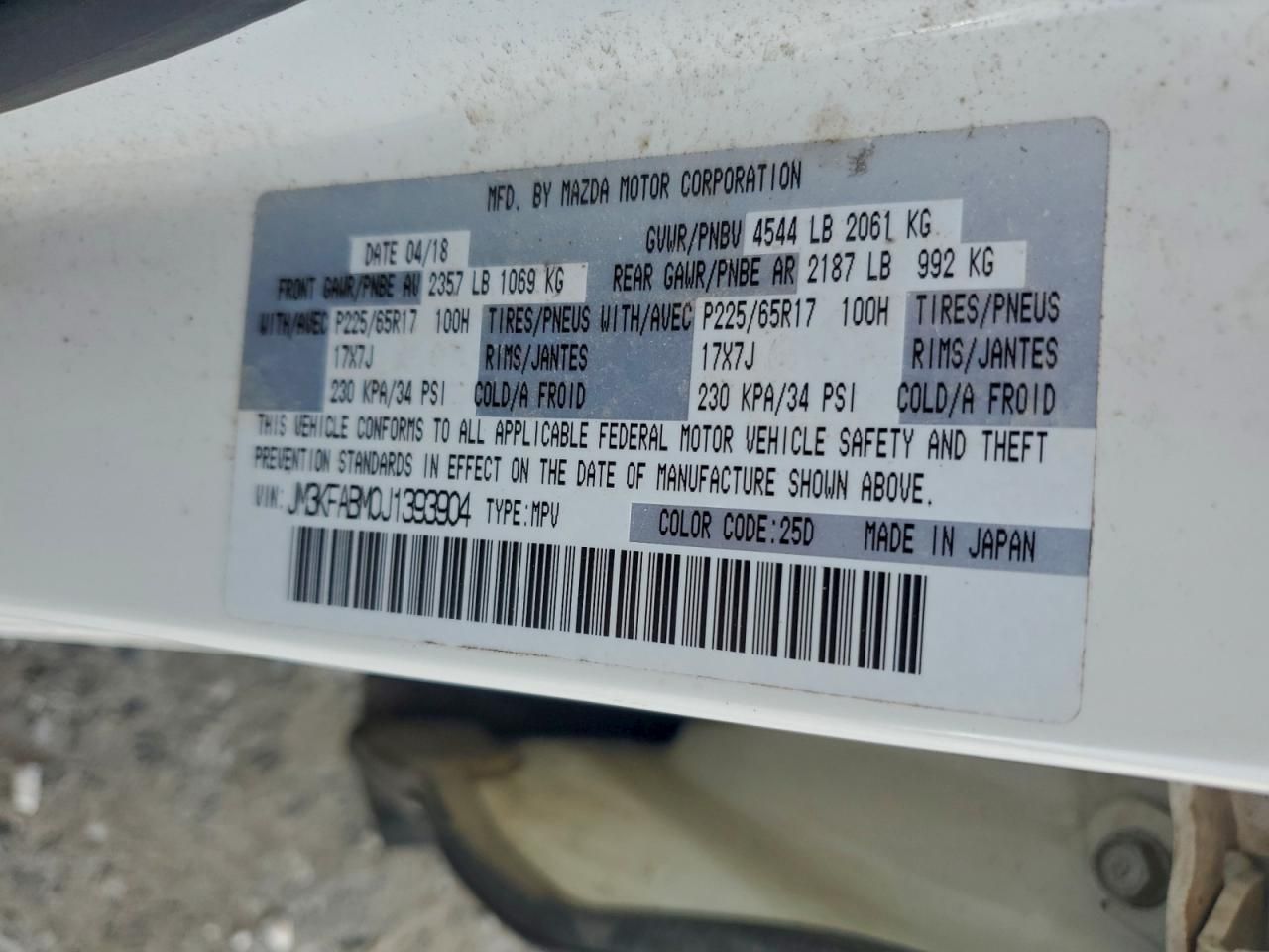 2018 Mazda Cx-5 Sport