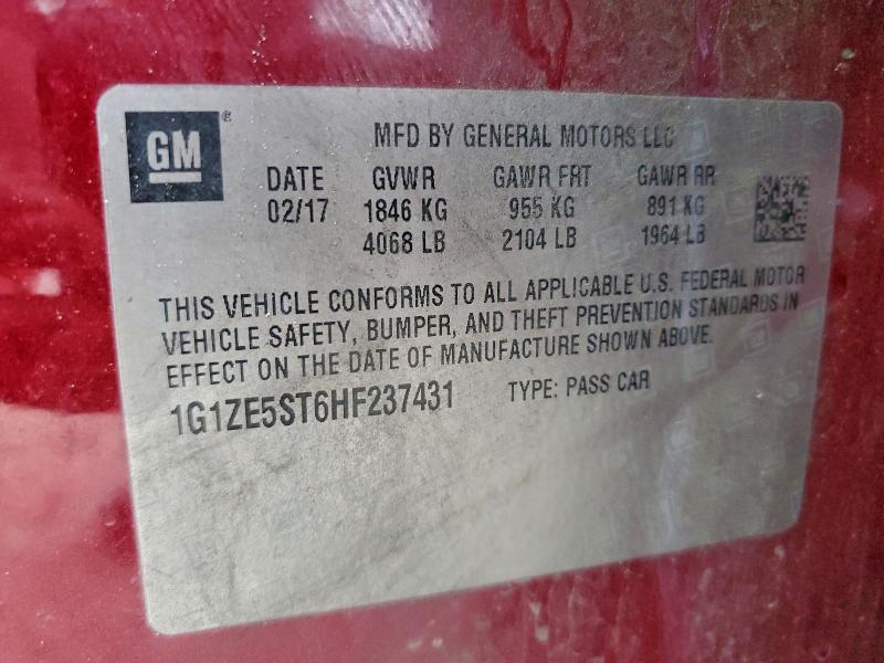2017 Chevrolet Malibu lt