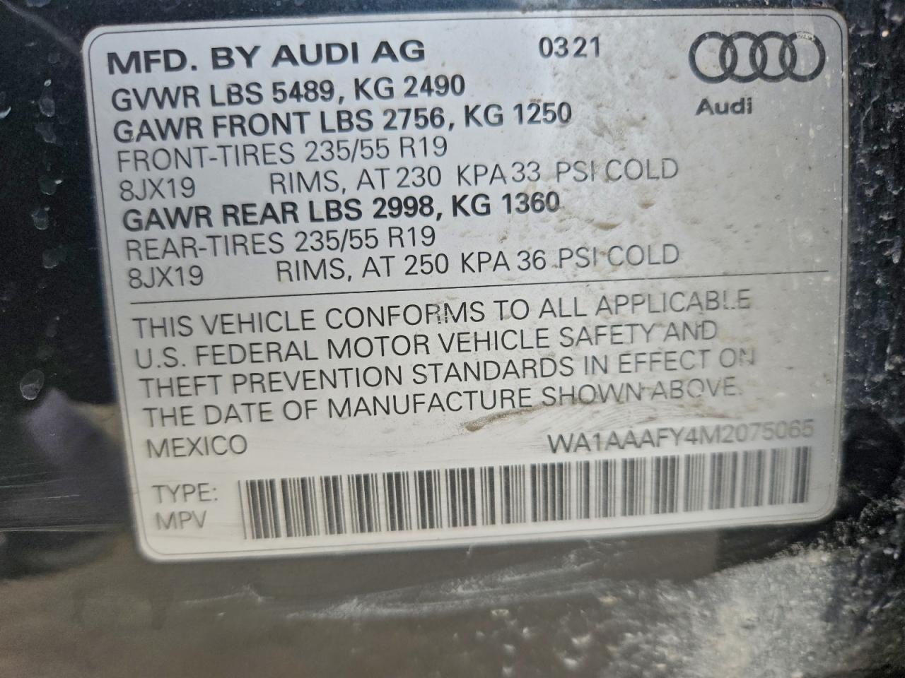 2021 Audi Q5 Premium