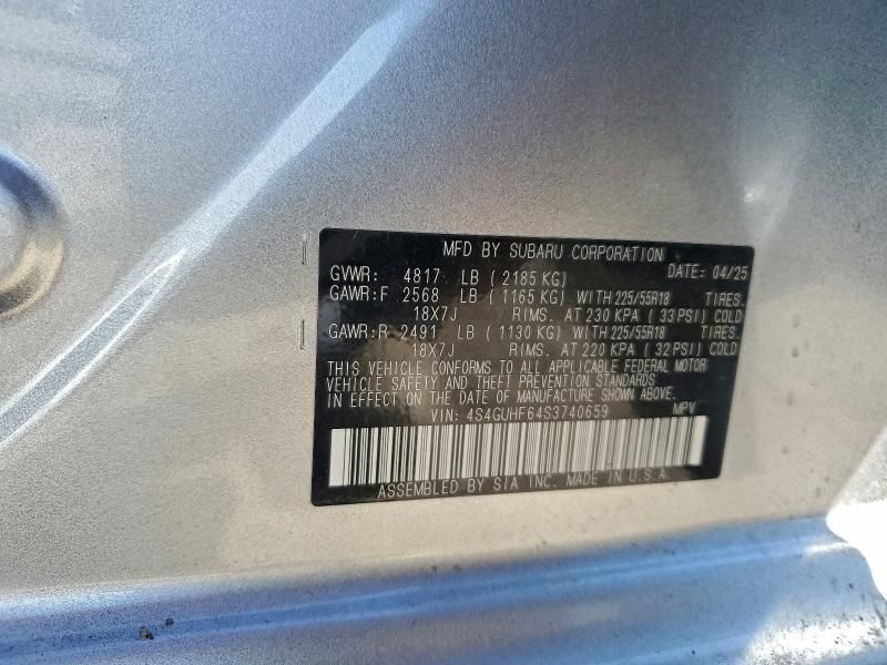 2025 Subaru Crosstrek Sport