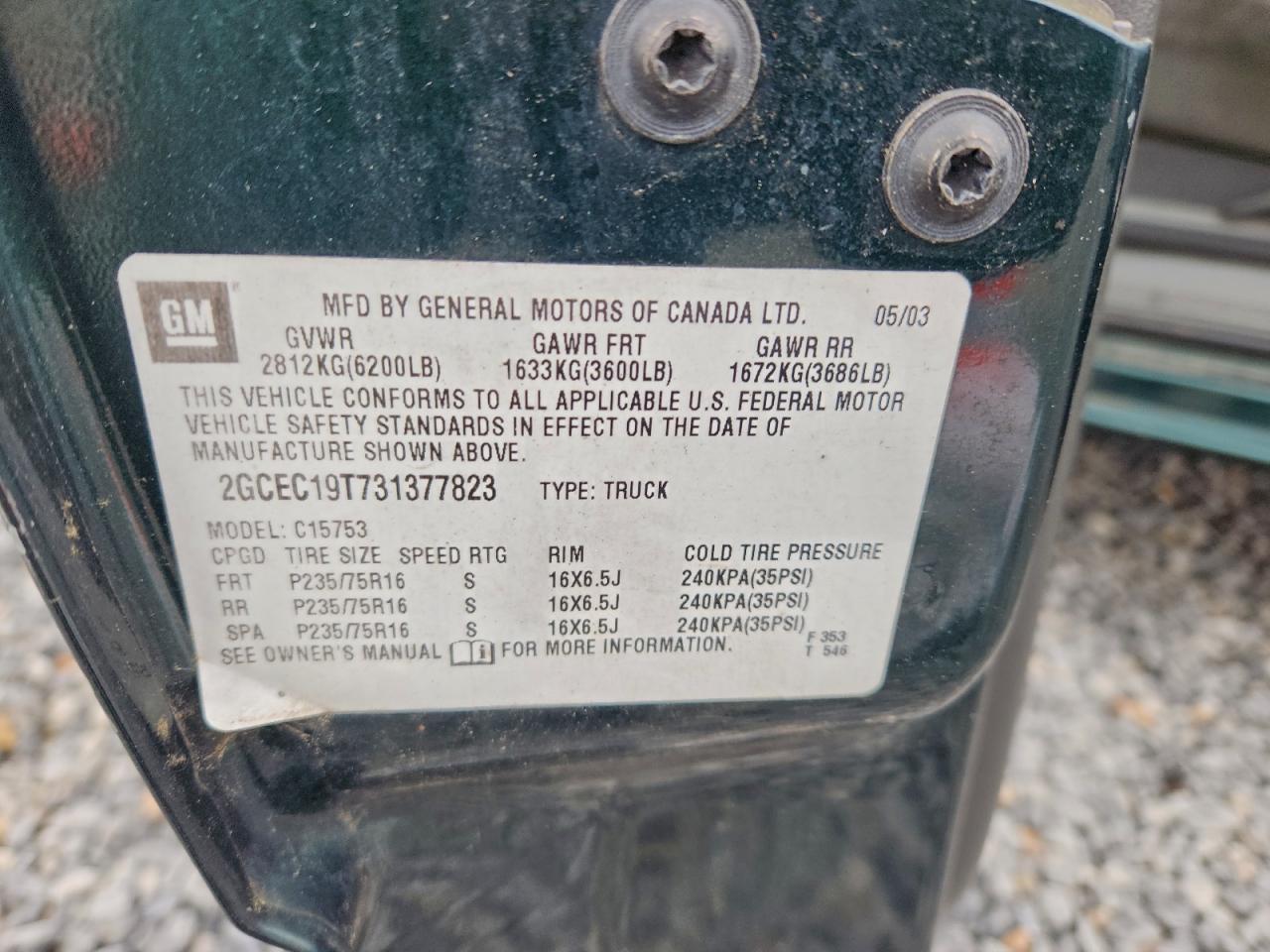 2003 Chevrolet Silverado C1500