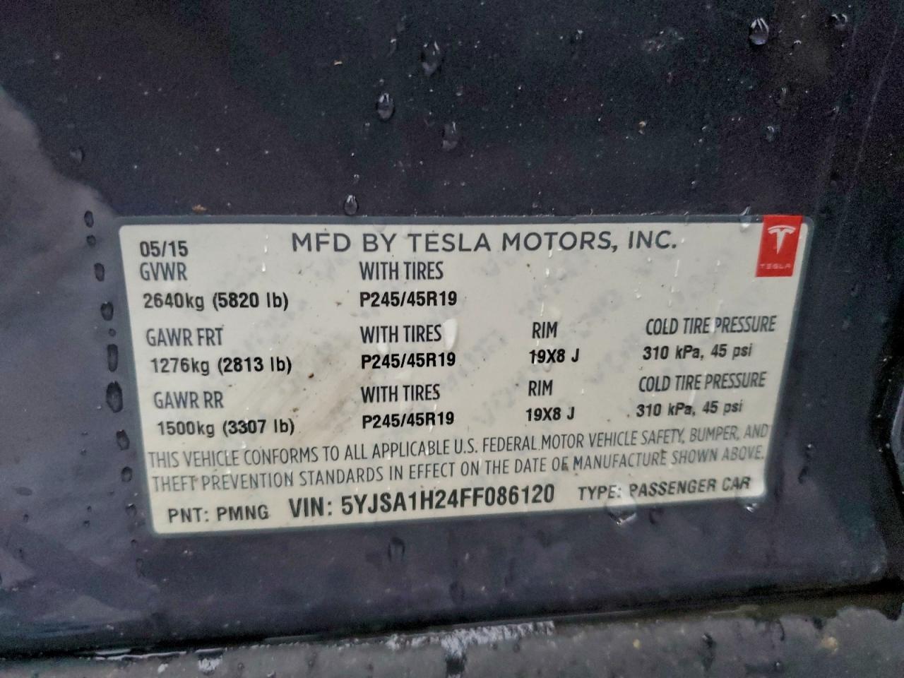 2015 Tesla Model s 85D