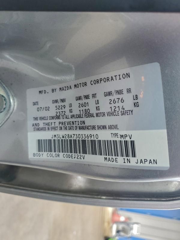 2003 Mazda Mpv Wagon