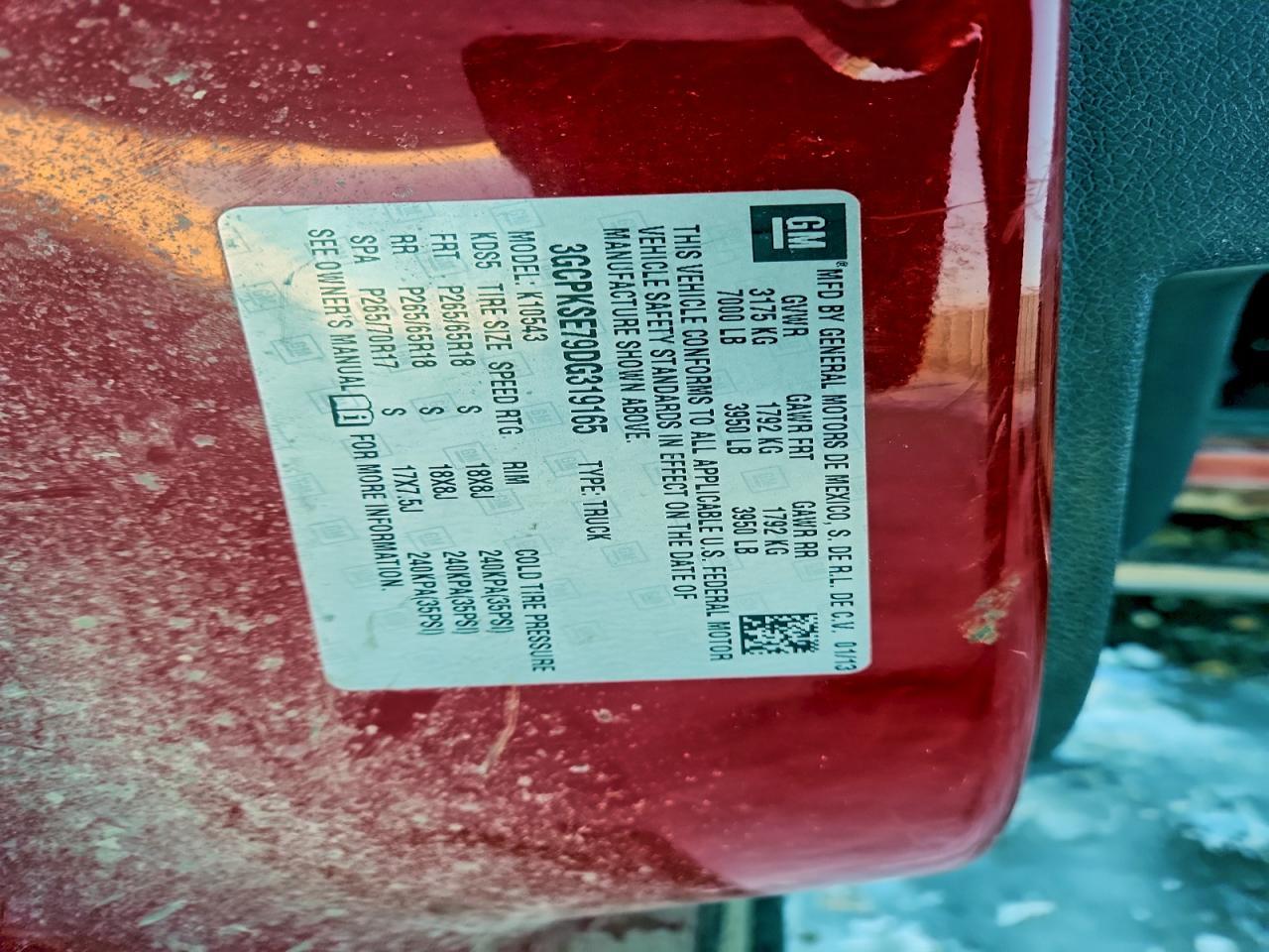 2013 Chevrolet Silverado K1500 lt