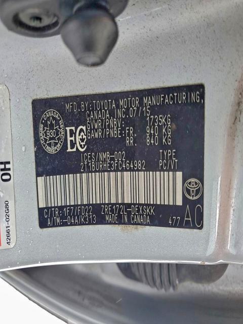2015 Toyota Corolla l
