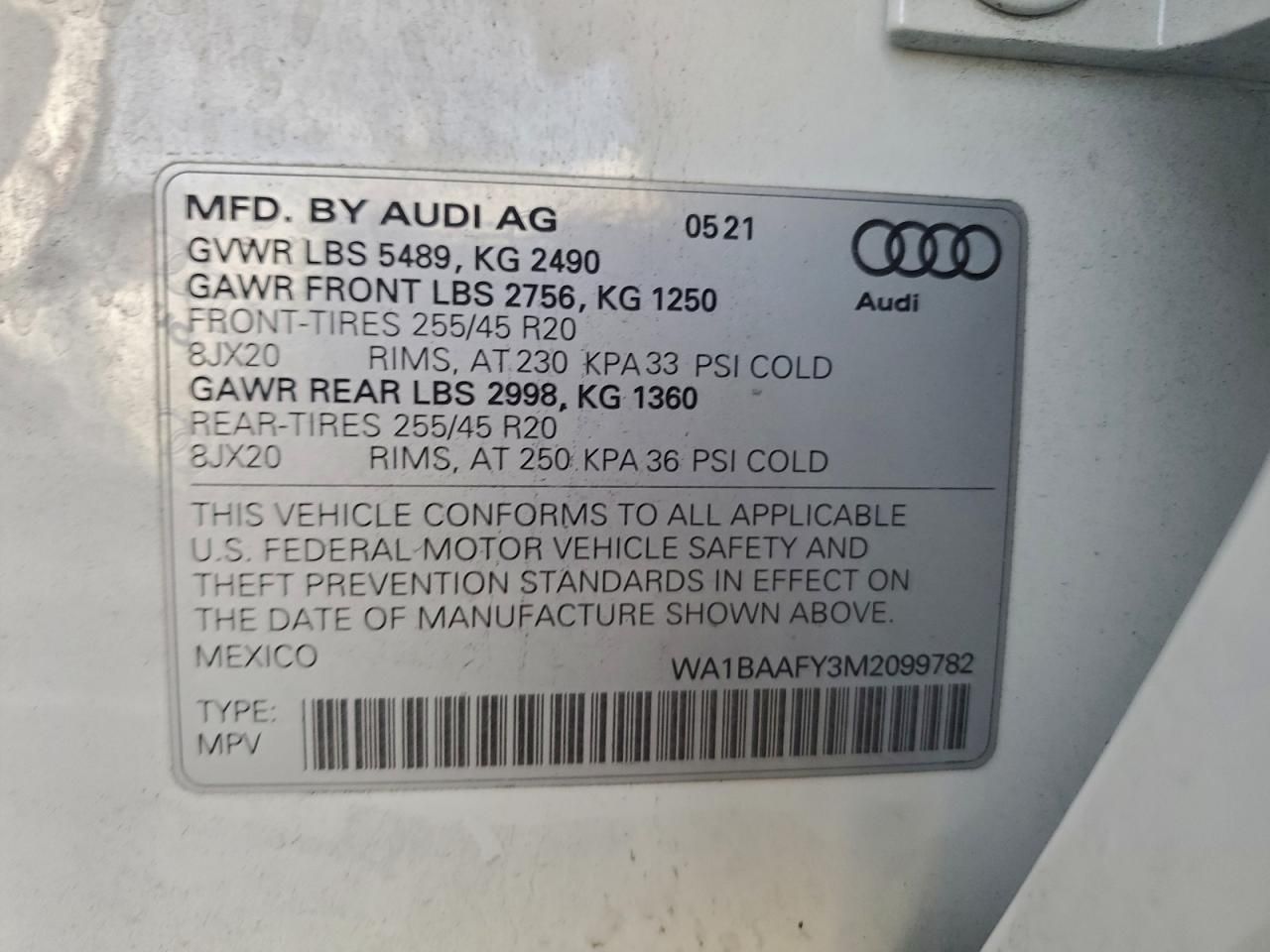 2021 Audi Q5 Premium Plus