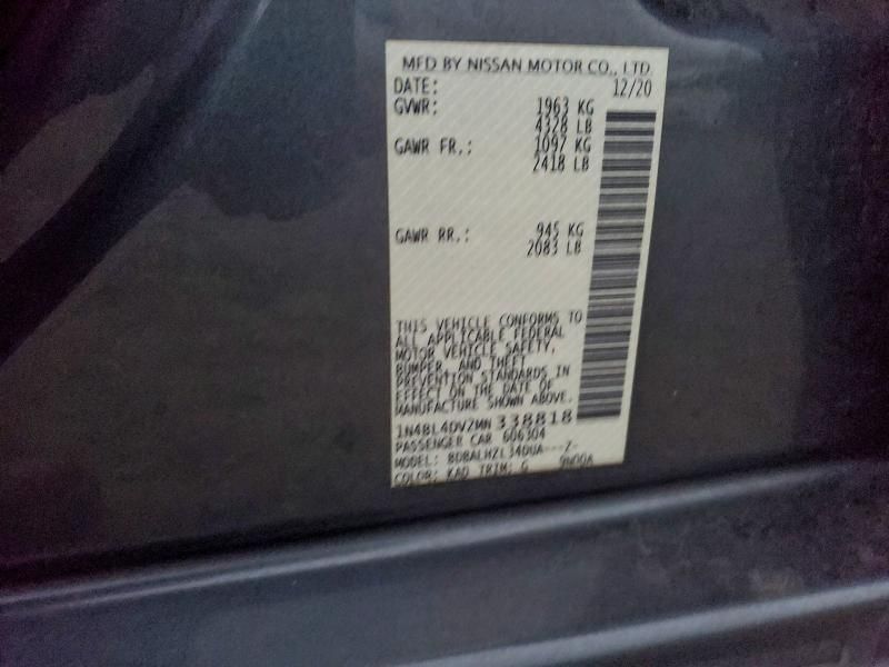 2021 Nissan Altima sv