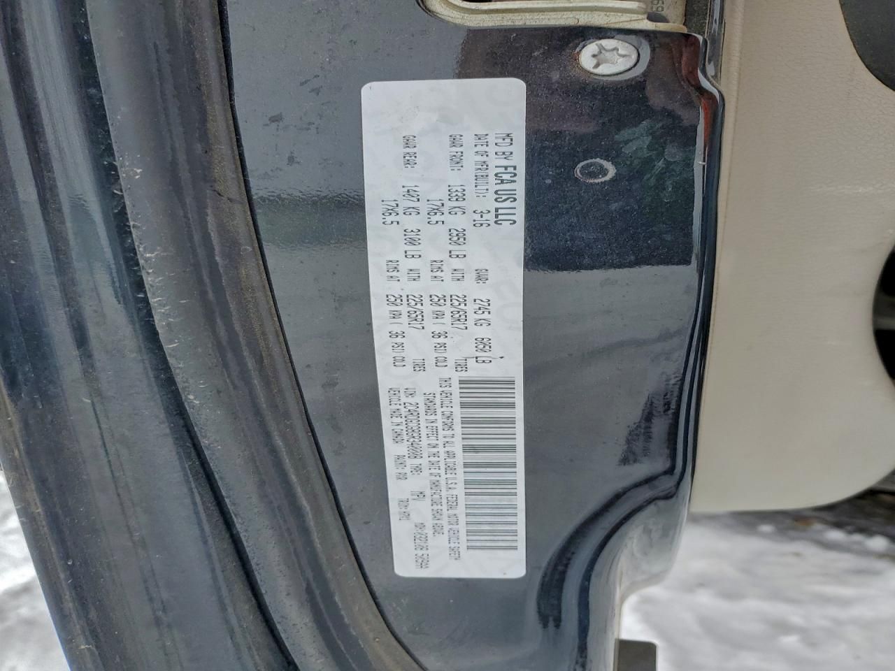 2016 Dodge Grand Caravan sxt