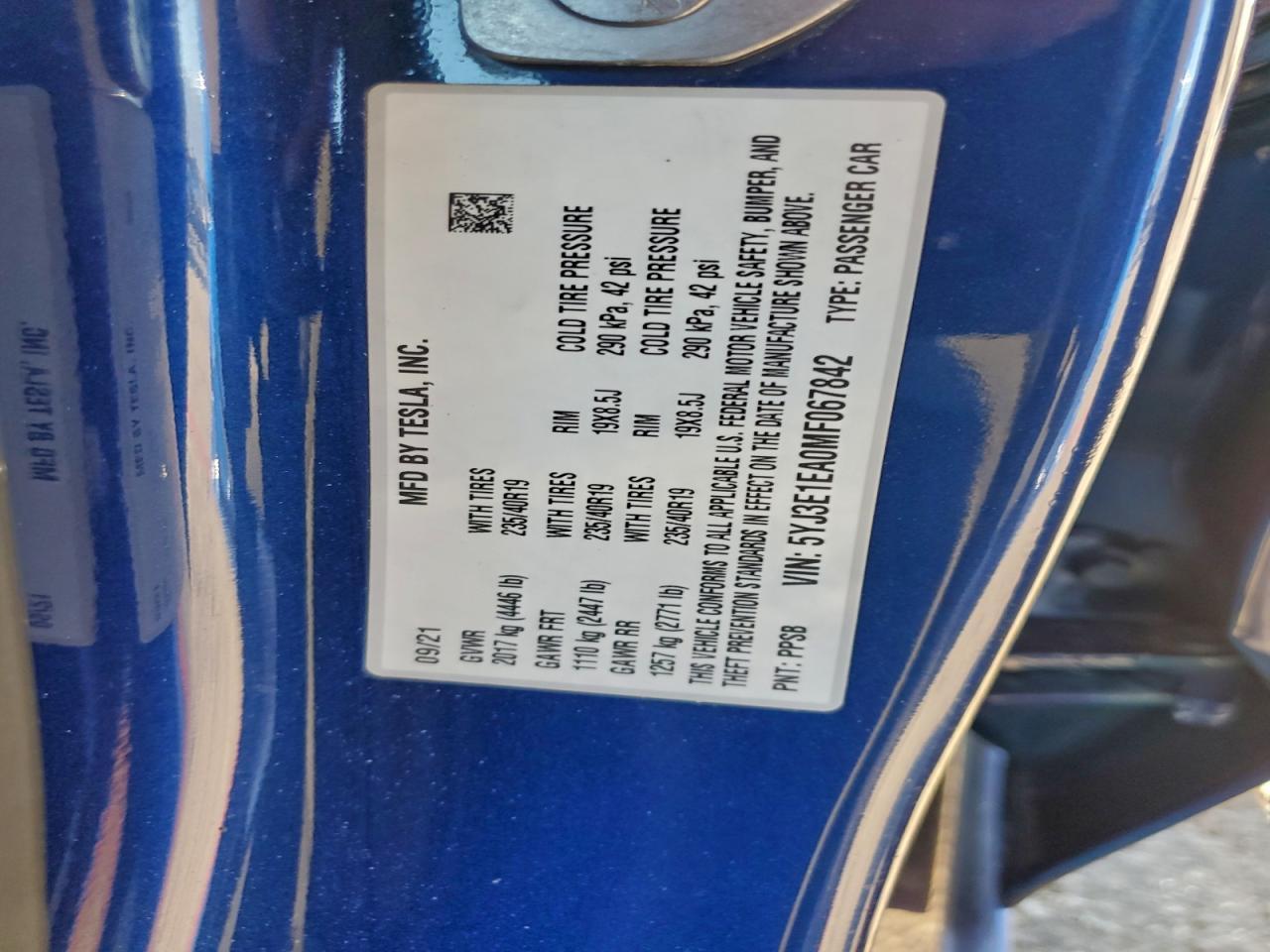 2021 Tesla Model 3