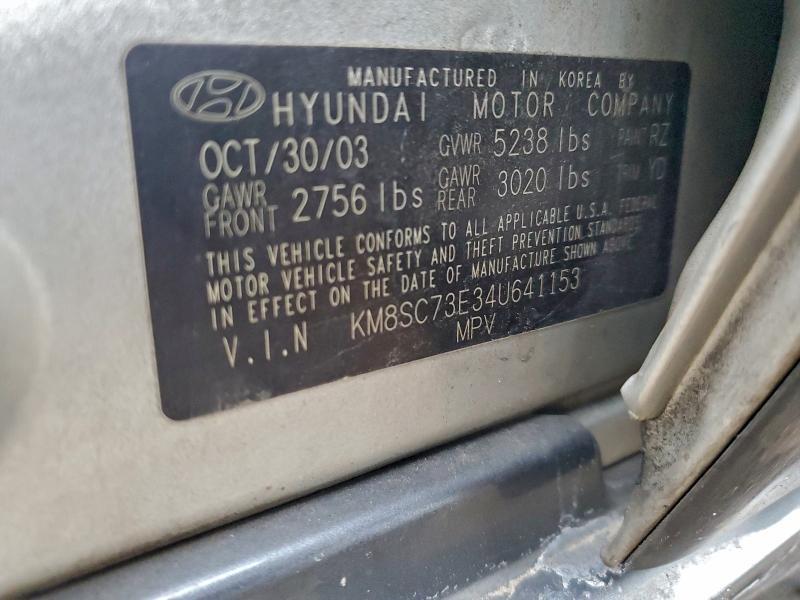 2004 Hyundai Santa fe gls