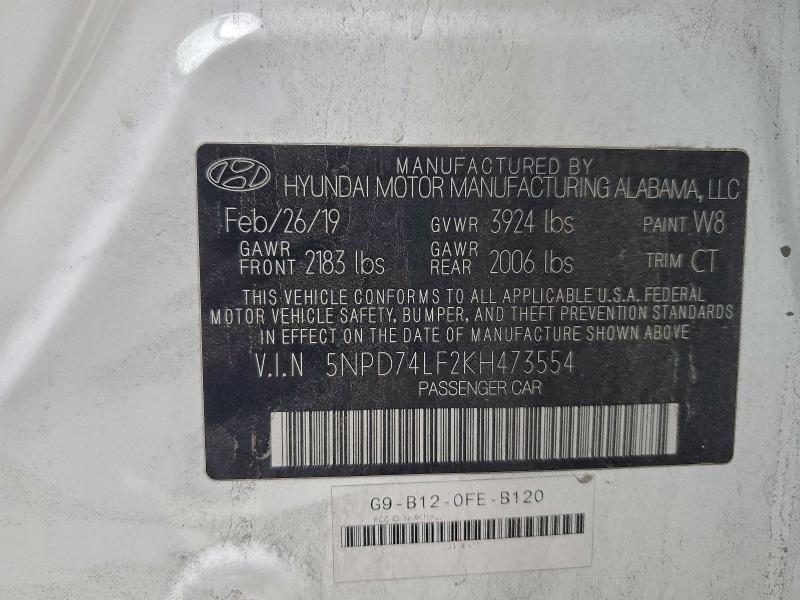2019 Hyundai Elantra se