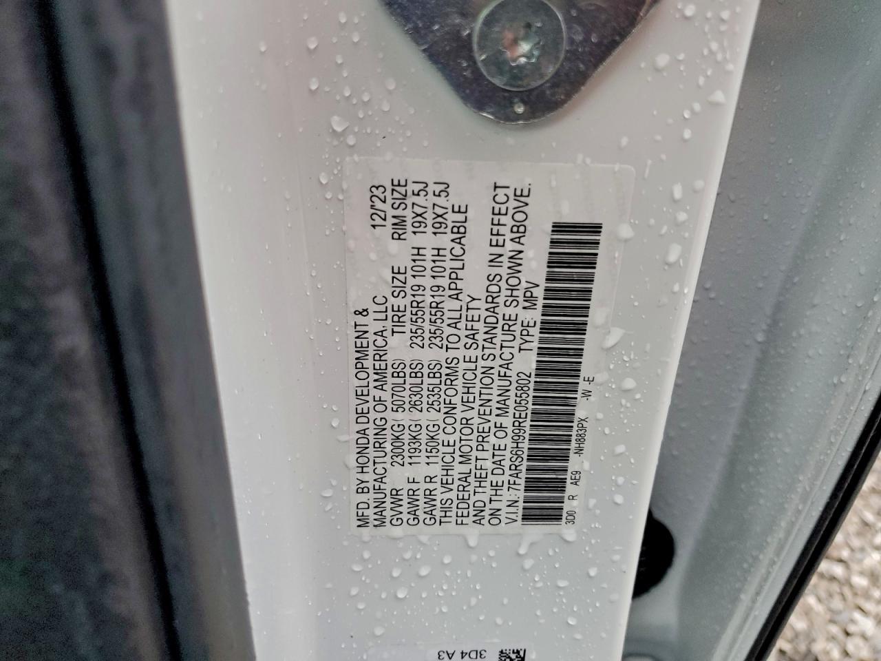 2024 Honda Cr-v Sport Touring