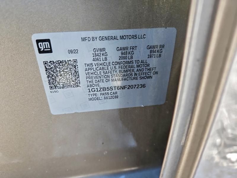 2022 Chevrolet Malibu ls