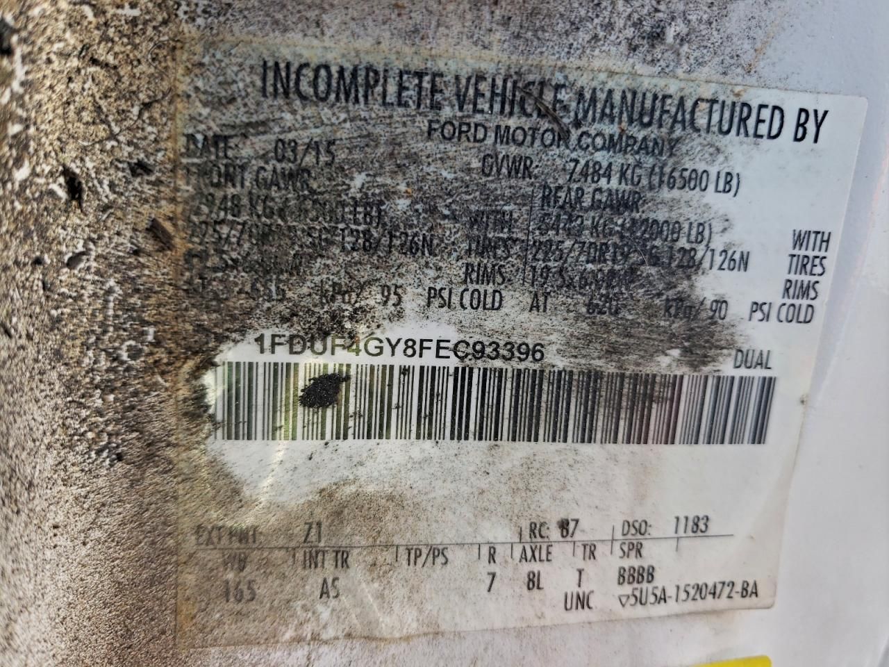 2015 Ford F450 Super Duty