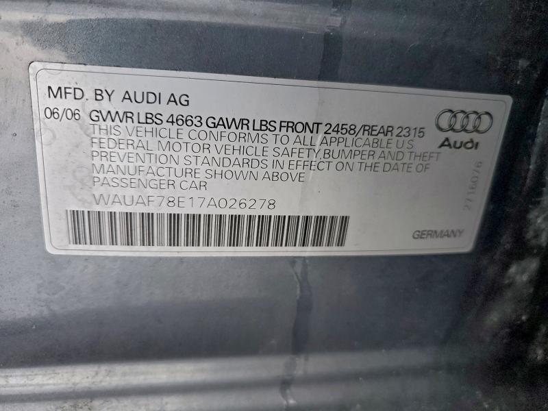 2007 Audi A4 2