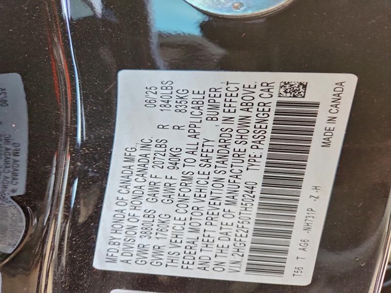 2026 Honda Civic Sport