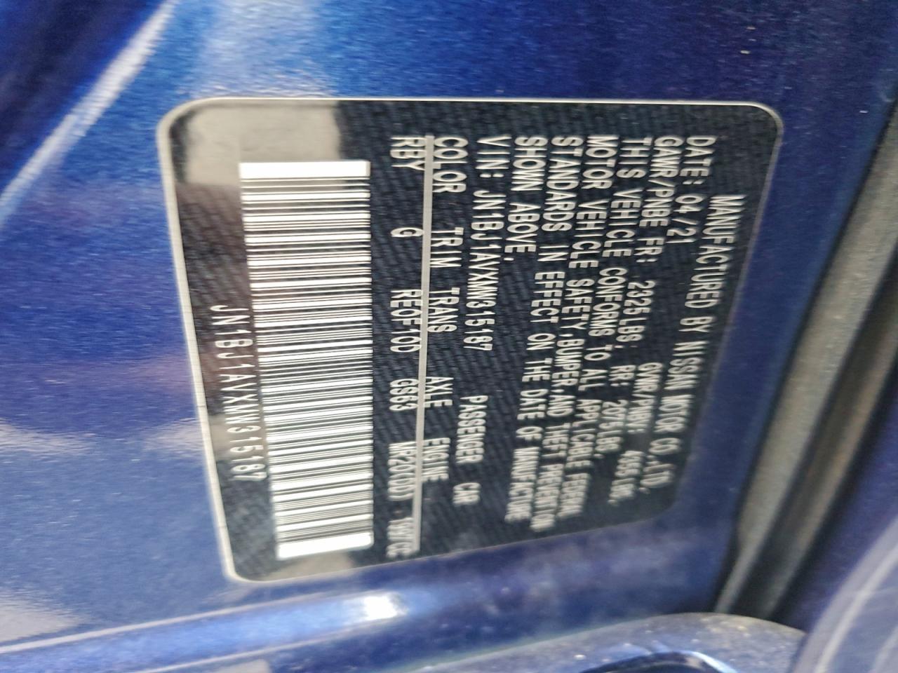 2021 Nissan Rogue Sport s