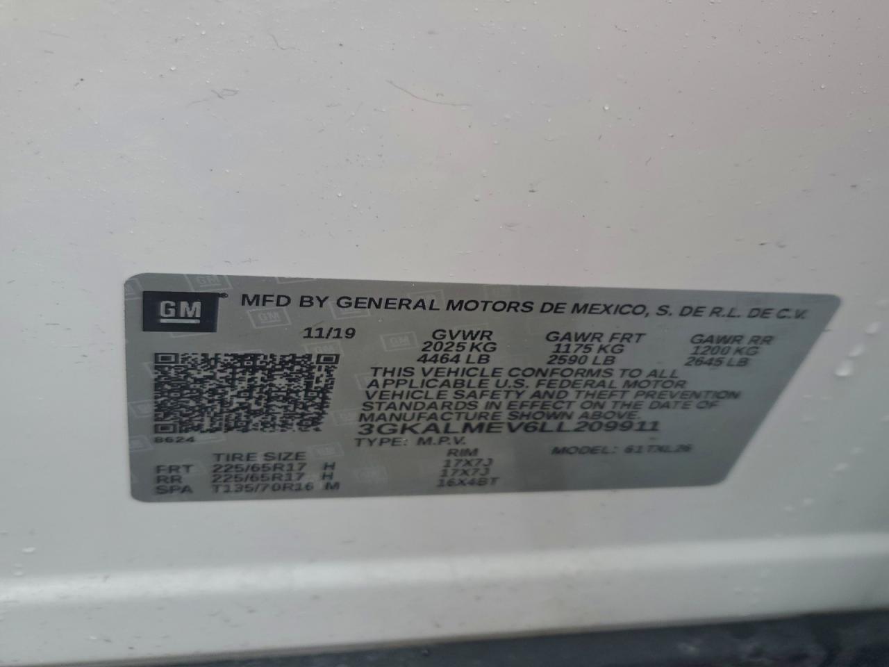 2020 GMC Terrain sle