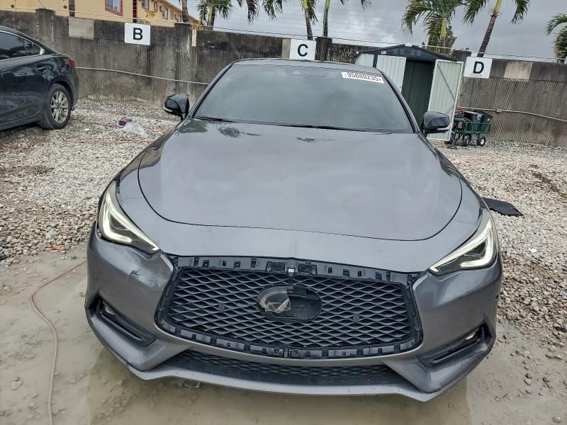 2021 Infiniti Q60 red Sport 400