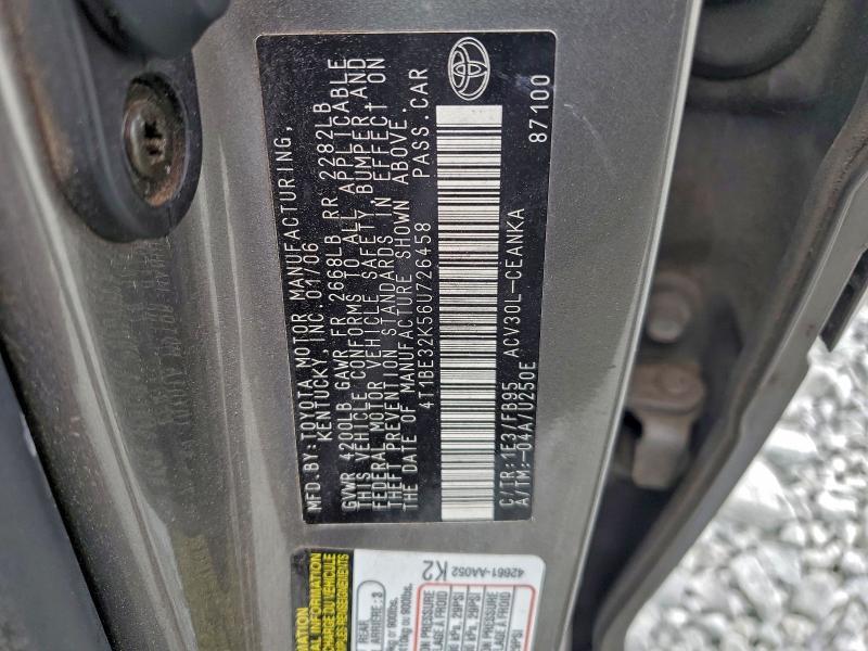 2006 Toyota Camry le