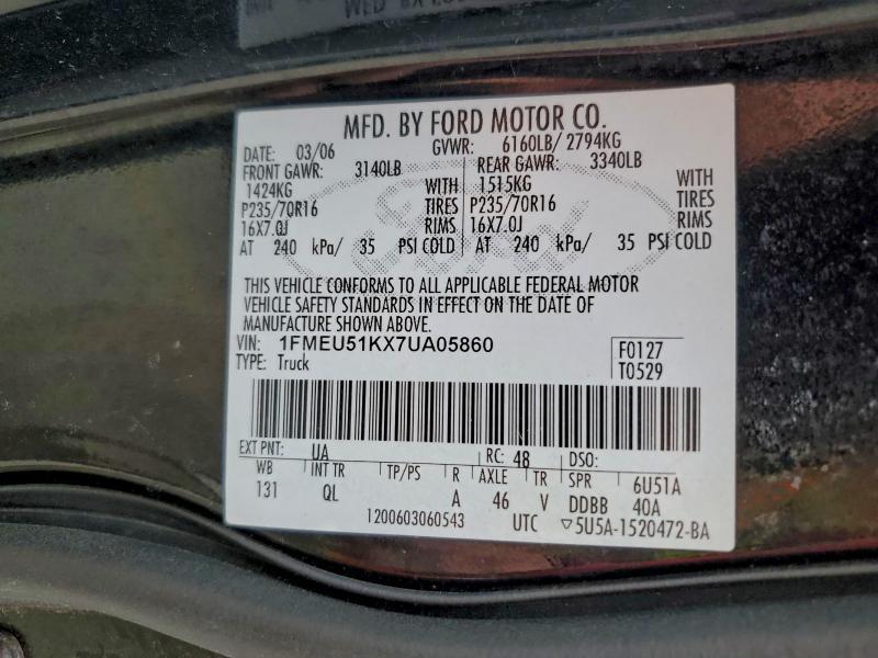 2007 Ford Explorer Sport Trac xlt
