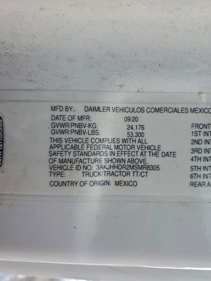 2021 Freigliner 2021 Freightliner Cascadia 1-Semi Truck