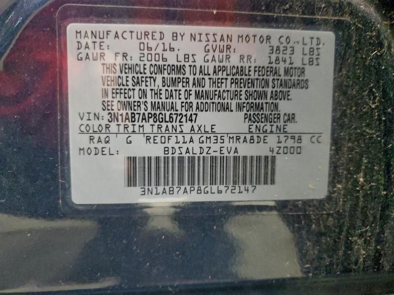 2016 Nissan Sentra s